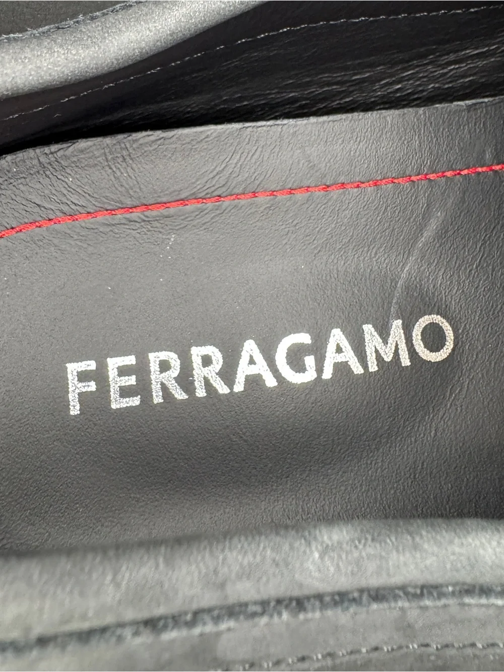 Salvatore Ferragamo Driver Loafers Ornament Gancini Detail Gray Nobuck Suede 7.5